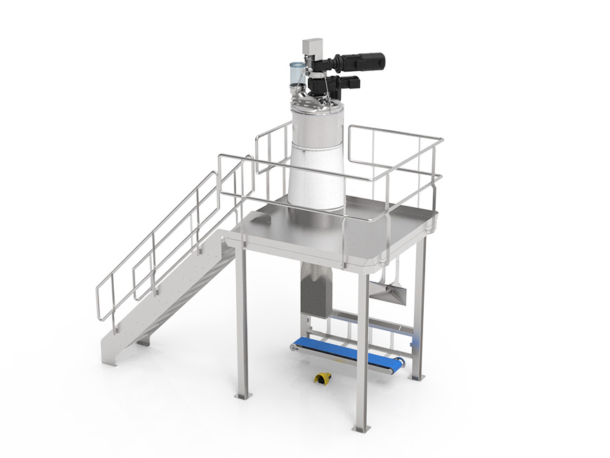 BM1012V - Ensacheuse semi-automatique pour sacs à gueule ouverte