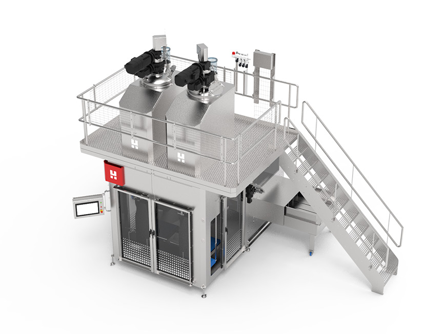 Ensacheuse BM206 - Ensacheuse Hygiénique pour sacs à gueules ouverte | Halpaq