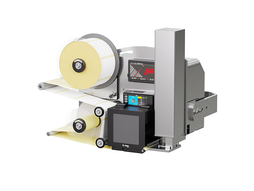 Etiqueteuse sur Ensacheuse auto | Halpaq