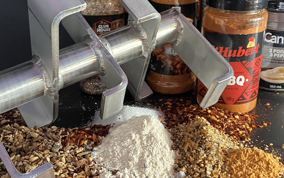 ligne de conditionnement hygiénique pour poudres grasses en agroalimentaire