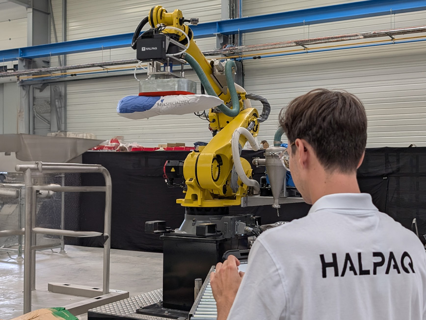 Palettiseur robotisé Halpaq