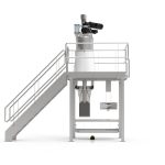 Vue profil de la BM1012V - Ensacheuse semi-automatique | Halpaq