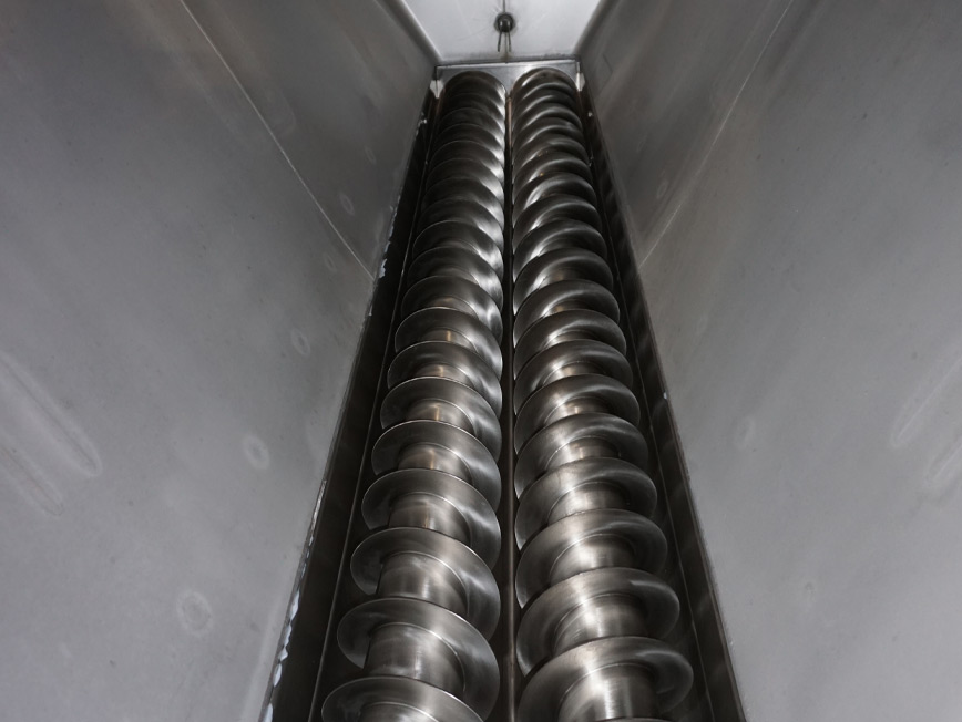 Vis d'alimentation pour ensacheuse hygiénique | Halpaq